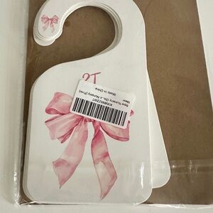 New! Pink Coquette Bow Closet Dividers baby girl size hangers